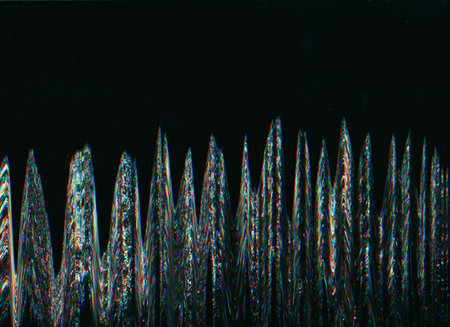 Glitch background. Noise texture. 8bit frequency. Red blue color wave artifacts dust scratches on...