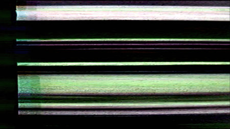 Old tv glitch analog distortion screen defect darkの写真素材
