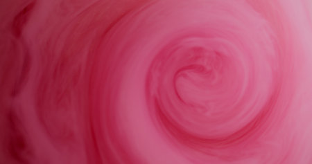 Blur glitter sparkling. Ink water. Magic mist shiny fluid pink color particles texture paint vapor storm wave on light abstract background.の写真素材