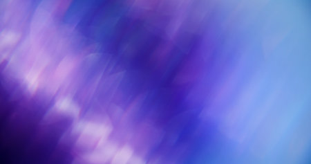 Blur swirls. Defocused glowing waves. Blue colorful lens flare gradient motion on abstract art bokeh light modern background.の写真素材