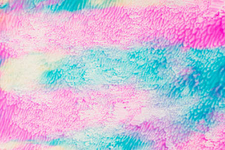 Nail Polish Pink Blue Yellow Colorful Abstract Background Graffiti Cosmetic Fashion Beauty Manicure Conceptの写真素材