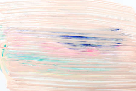 Abstractionism, modern creative art. Abstract background in pastel colors, creativity, smudged pink paint.の写真素材