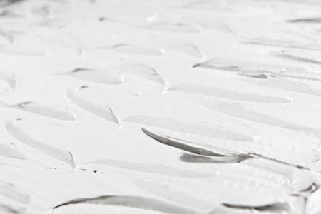 White Background Cream Sweet Culinary Texture Structure Relief Smooth Abstract Closeup Free Space Conceptの写真素材