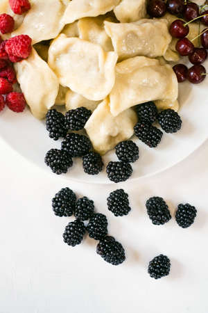 Handmade food vegetarian berries cooking restaurant culinary kitchen meal conceptの写真素材