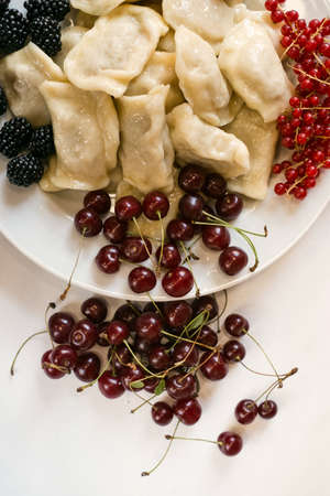 Handmade food vegetarian berries cooking restaurant culinary kitchen meal conceptの写真素材