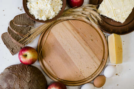 Serving culinary calcium kitchen countryside handmade farming food eco backgroundの写真素材