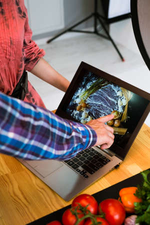 food photography advertisment laptop photo e-commerce technology conceptの写真素材