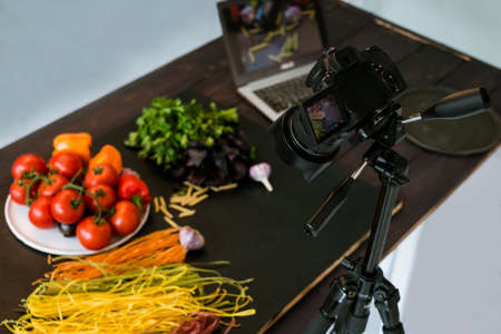food photography photo studio art blog backstage conceptの写真素材