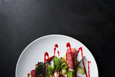 food photography creative restaurant meal recipe conceptの写真素材