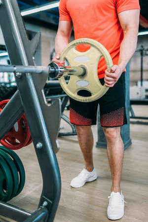 Dumbbell preparation gym strong power concept. Healthcare lifestyle. All for the    of achieving the goal.の写真素材