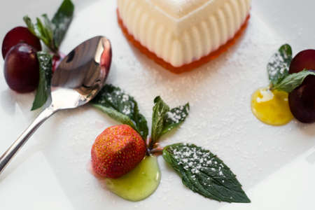 food photography art gourmet restaurant dessert conceptの写真素材