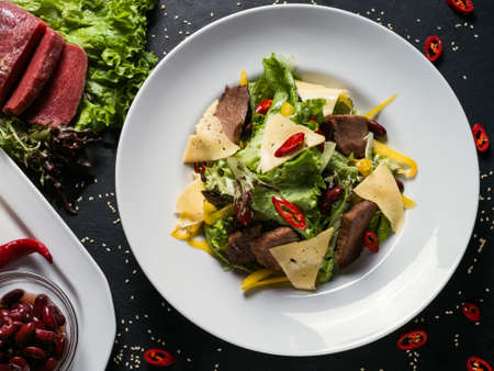 food photography art healthy eating lifestyle. organic meal recipe conceptの写真素材