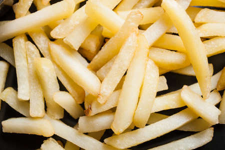 french fries background. unhealthy junk food conceptの写真素材