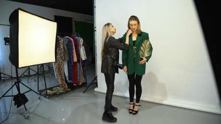 backstage photography. fashion photographer stylist creative ideas. professional tasteの写真素材