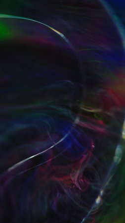 Neon mist paint water bubble oil ink drop mix dark