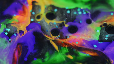 Paint blend background pigment mix shimmering