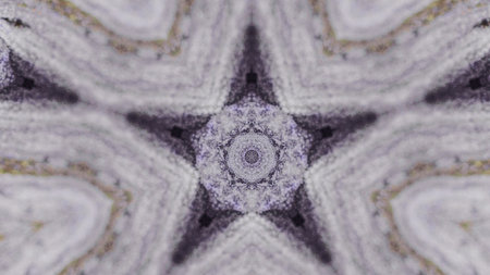 Star kaleidoscope graphic fractal ink snowflakeの写真素材