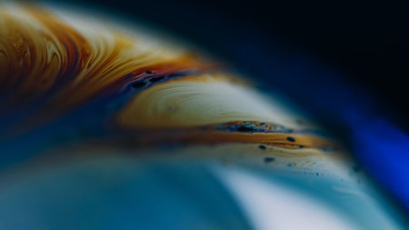 Paint swirl ink water mix neon color fluid blend