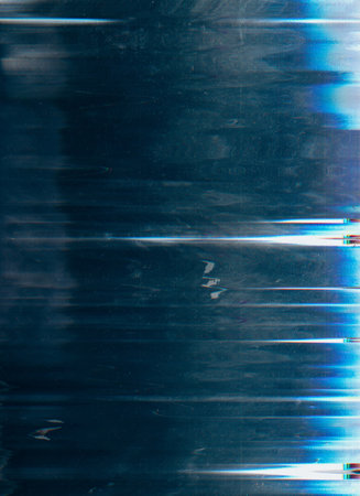 Glitch overlay weathered film noise dust scratches