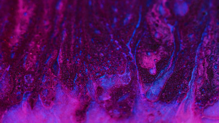 Glitter paint texture oil fluid flow pink blue mix