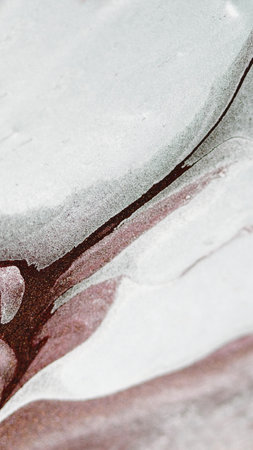 Abstract background glitter dye brown white waveの写真素材