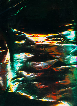 Distressed foil old film overlay glow dust scratch