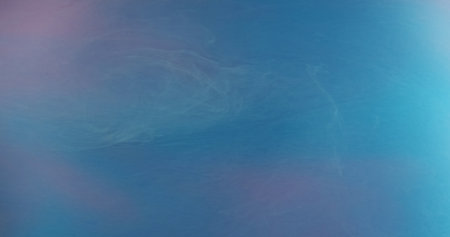 Color mist texture. Ink water wave. Defocused neon blue pink gradient paint mix flow smoke cloud...