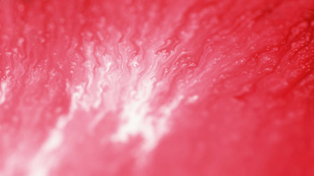 Smooth flow. Blur drip texture. Defocused pink white color shiny glowing viscous paint ink water mix...