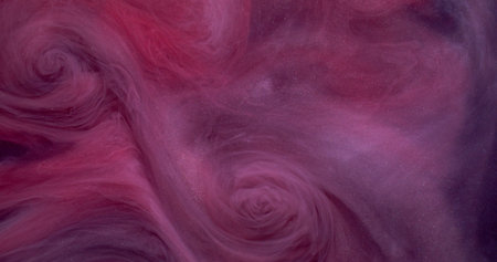Color vapor. Cloud ink. Defocused purple pink glitter mist water exhaust sparkling texture on art...