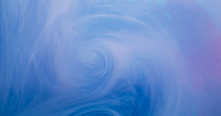 Fume swirl. Steam texture. Blue violet color water whirl stream dissolve wave. Fantasy twist...