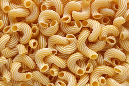 Pasta cavatappi backgroundの写真素材