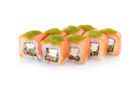 sushi for beer on a white background isolatedの写真素材