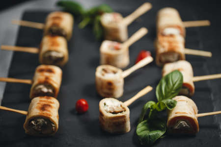 perfect style catering canapes foodの写真素材