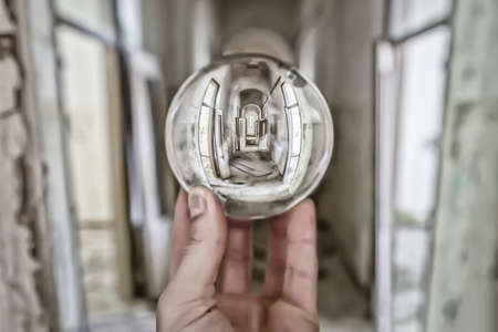 crystal ballの写真素材