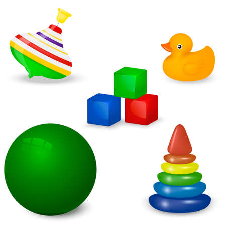  Icon set, Baby Toysのイラスト素材