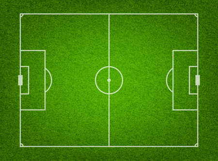 Textured grass soccer or football field.のイラスト素材