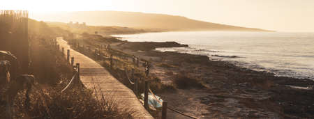 Sunset on the beach Formenterraのeditorial素材
