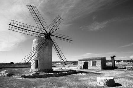 windmill at Formenterraのeditorial素材