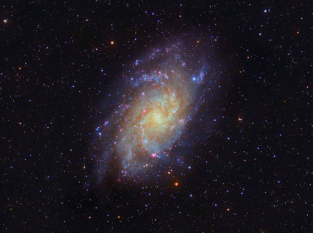 A stunning nebula or galaxy, showcasing colorful cosmic clouds and deep space beauty. Perfect for sci-fi, astronomy, and fantasy projectsの写真素材