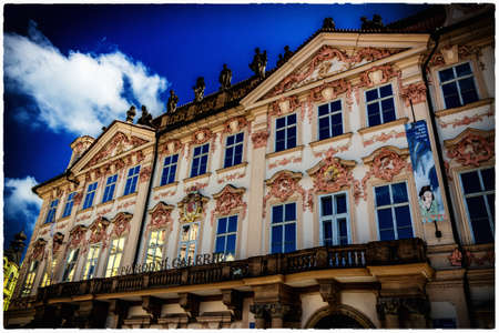 Buildings  and houses in the historical center of Pragueのeditorial素材