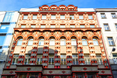 Buildings  and houses in the historical center of Pragueのeditorial素材