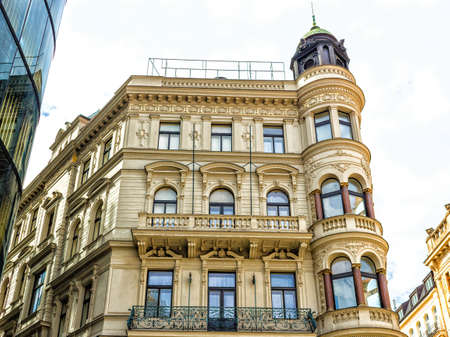 Buildings  and houses in the historical center of Pragueのeditorial素材