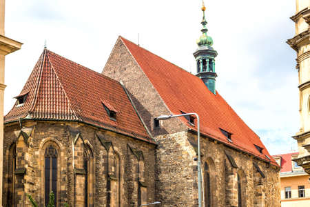 Church in the historical center of Pragueの写真素材