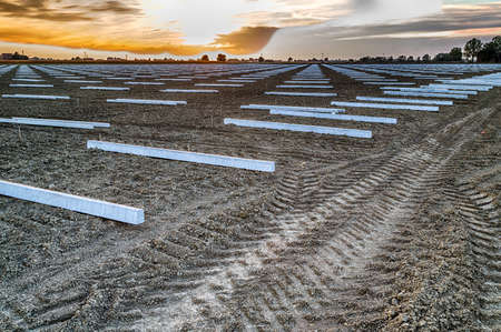 efficiency and effectiveness in modern agriculture, geometric designs of the support poles for the...