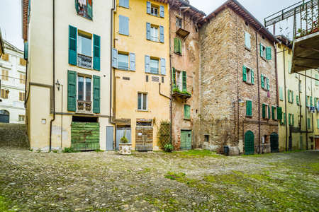 the streets of Brisighella, the most beautiful ancient village on the border between Emilia Romagna...