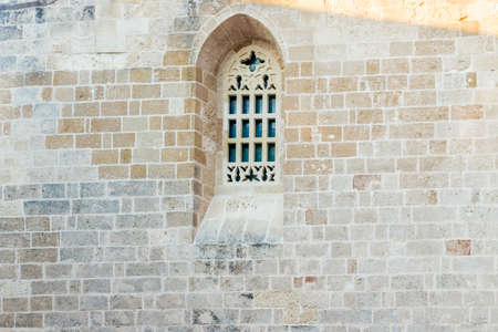 church in an ancient seaside town on the coast of the Salentum in Pugliaの写真素材
