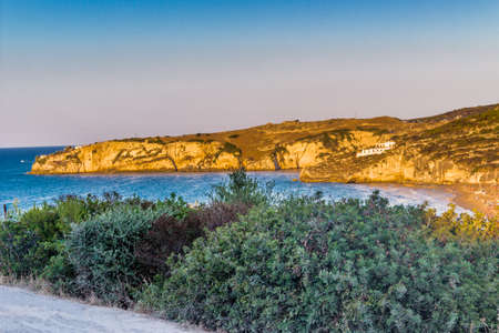 The rocky coast of the Gargano in Puglia