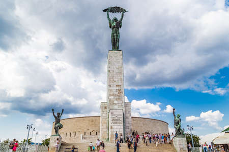 Statue of Liberty in Budapest, Hungaryのeditorial素材