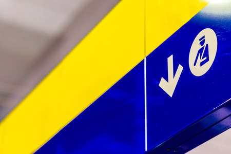 police station blue signal