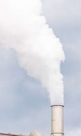 Smoke from industrial chimney